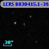 LCRS B030415.1-385111