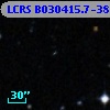 LCRS B030415.7-382146