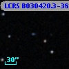 LCRS B030420.3-382430