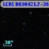 LCRS B030421.7-381923