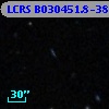 LCRS B030451.8-381625