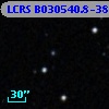 LCRS B030540.8-382802