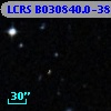 LCRS B030840.0-384102
