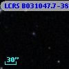 LCRS B031047.7-383148
