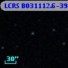LCRS B031112.6-390624