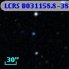 LCRS B031158.8-383348