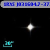 1RXS J031604.7-372512