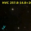 HVC 257.8-14.8+262
