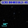 LCRS B040316.3-451758