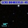 LCRS B040335.8-453358