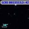 LCRS B033553.3-420403