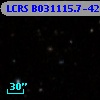 LCRS B031115.7-422547