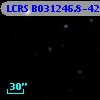 LCRS B031246.8-420651
