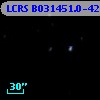 LCRS B031451.0-420537
