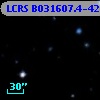 LCRS B031607.4-420734