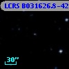 LCRS B031626.8-420940