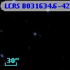 LCRS B031634.6-421351