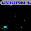 LCRS B031730.8-414849