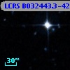 LCRS B032443.3-421853