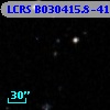 LCRS B030415.8-413332