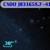 CXOU J031658.7-410406