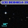 LCRS B030403.4-393105