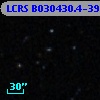 LCRS B030430.4-390107