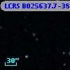 LCRS B025637.7-381837