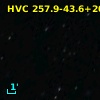 HVC 257.9-43.6+204