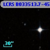 LCRS B033513.7-450402