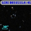 LCRS B031511.4-451935