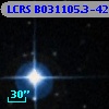 LCRS B031105.3-423256
