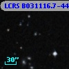 LCRS B031116.7-444121