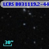 LCRS B031119.2-444328