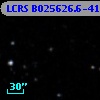LCRS B025626.6-414933