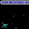 LCRS B025719.1-420809