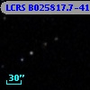 LCRS B025817.7-414248