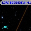 LCRS B025836.4-415630