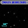 2MASX J03052605-4148466
