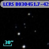 LCRS B030451.7-421343