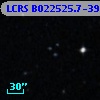 LCRS B022525.7-390908