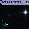 LCRS B022753.4-392254