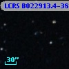 LCRS B022913.4-383609