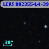 LCRS B023554.4-392358