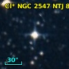 Cl* NGC 2547    NTJ  8-22