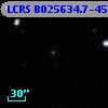 LCRS B025634.7-450620