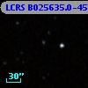 LCRS B025635.0-453856