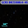 LCRS B025800.4-451517