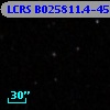 LCRS B025811.4-453423