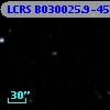 LCRS B030025.9-450856